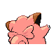 Clefairy - HeartGold SoulSilver (Back View)