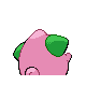 Cleffa - HeartGold SoulSilver (Back View (Shiny))