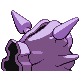 Cloyster - HeartGold SoulSilver (Back View)