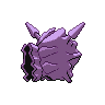 Cloyster - Black White (Back View)