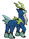 Cobalion - Black 2 White 2 Black White Animated (Back View (Shiny))