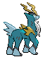 Cobalion - Black 2 White 2 Black White Animated (Back View)