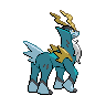 Cobalion - Black White (Back View)