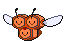 Combee - Black 2 White 2 Black White Animated (Shiny)