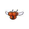 Combee - Black White (Back View (Shiny))