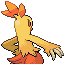 Combusken - Emerald (Back View)
