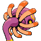 Cradily - Diamond Pearl (Back View (Shiny))