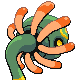 Cradily - HeartGold SoulSilver (Back View)