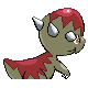 Cranidos - HeartGold SoulSilver (Back View (Shiny))