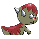 Cranidos - Platinum (Back View (Shiny))