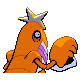 Crawdaunt - Diamond Pearl (Back View (Shiny))