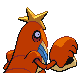 Crawdaunt - HeartGold SoulSilver (Back View)