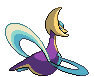 Cresselia - Black 2 White 2 Black White Animated (Back View (Shiny))