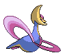 Cresselia - Black 2 White 2 Black White Animated (Back View)