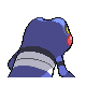 Croagunk - Diamond Pearl (Back View)