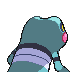 Croagunk - Platinum (Back View (Shiny))