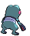 Croagunk - Black 2 White 2 Black White Animated (Back View (Shiny))