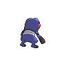 Croagunk - Black White (Back View)