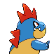 Croconaw - Platinum (Back View)