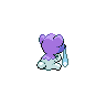 Cubchoo - Black White (Back View (Shiny))