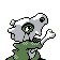 Cubone - Crystal (Back View (Shiny))