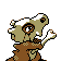 Cubone - Crystal (Back View)