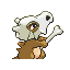 Cubone - FireRed LeafGreen (Back View)