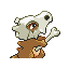 Cubone - Ruby Sapphire (Back View)