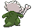 Cubone - Black 2 White 2 Black White Animated (Back View (Shiny))