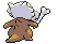 Cubone - Black 2 White 2 Black White Animated (Back View)