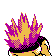 Cyndaquil - Silver (Back View (Shiny))