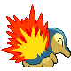 Cyndaquil - HeartGold SoulSilver (Back View)