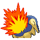 Cyndaquil - Platinum (Back View)