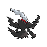 Darkrai - Black White (Back View)