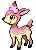 Deerling - Black 2 White 2 Black White Animated (Shiny)