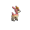 Deerling - Black White (Back View)