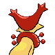 Delcatty - Diamond Pearl (Back View (Shiny))
