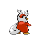 Delibird - Black White (Back View)