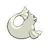 Dewgong - Black White (Back View (Shiny))