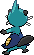 Dewott - Black White Animated (Back View)