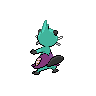 Dewott - Black White (Back View (Shiny))