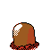Diglett - Gold (Back View)