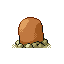 Diglett - FireRed LeafGreen (Back View (Shiny))