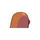 Diglett - Platinum (Back View)