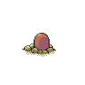 Diglett - Black White (Back View (Shiny))