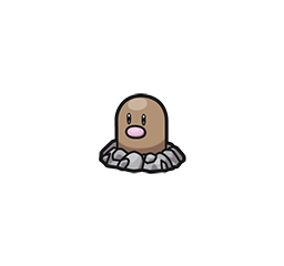 Diglett - Brilliant Diamond Shining Pearl