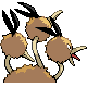 Dodrio - Diamond Pearl (Back View)