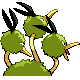 Dodrio - HeartGold SoulSilver (Back View (Shiny))