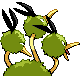 Dodrio - Platinum (Back View (Shiny))