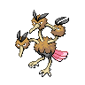 Dodrio - Black White (Normal)